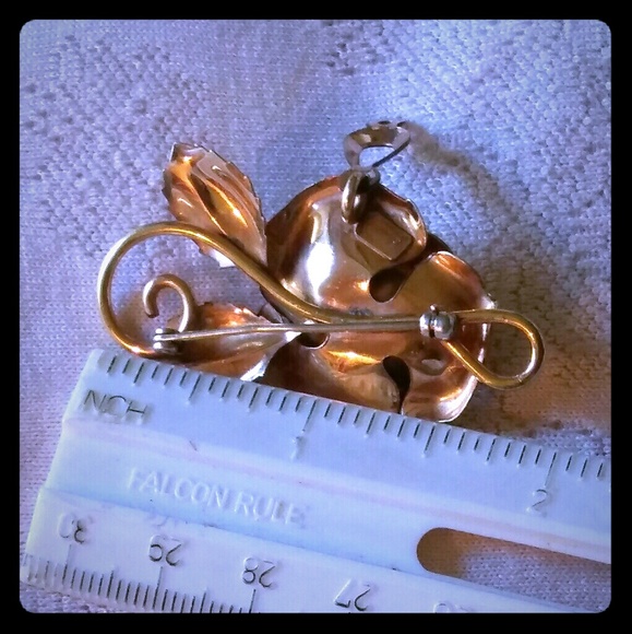 Antique Dorsons Rose Watch or Locket Brooch - Picture 7 of 8